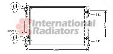 Radiator racire motor