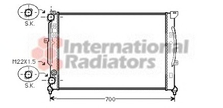 Radiator racire motor