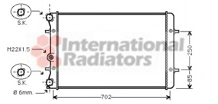 Radiator racire motor