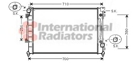 Radiator racire motor