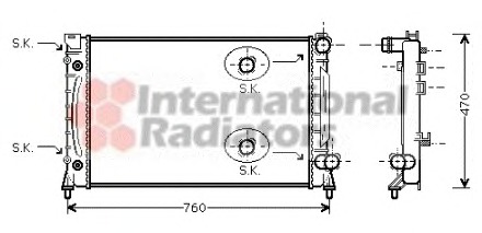 Radiator racire motor