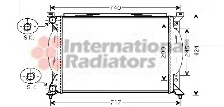 Radiator racire motor