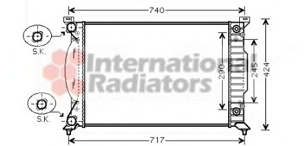 Radiator racire motor