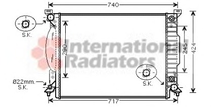 Radiator racire motor