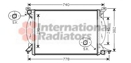 Radiator racire motor