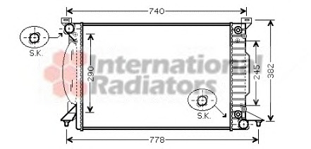 Radiator racire motor