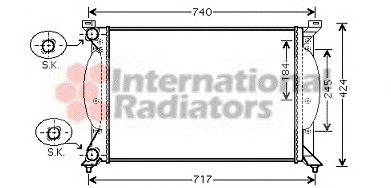 Radiator racire motor