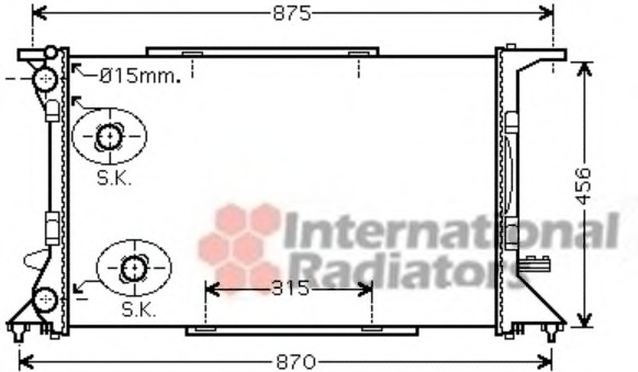 Radiator racire motor