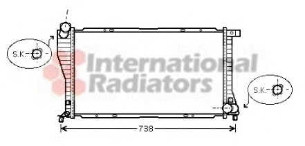 Radiator racire motor