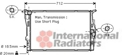 Radiator racire motor