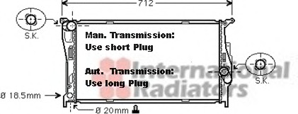 Radiator racire motor