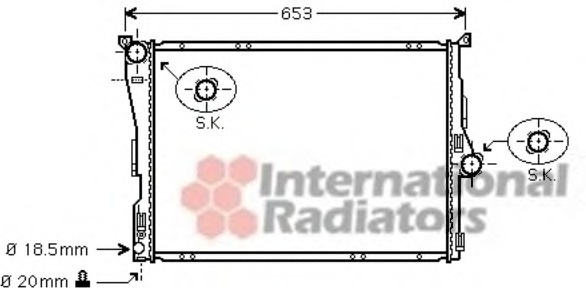 Radiator racire motor