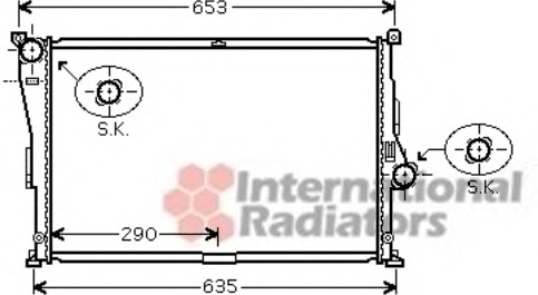 Radiator racire motor