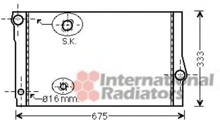 Radiator racire motor