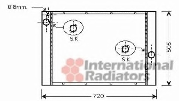 Radiator racire motor