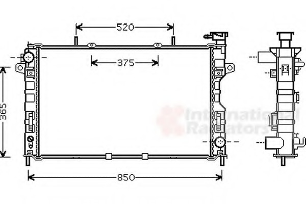 Radiator racire motor