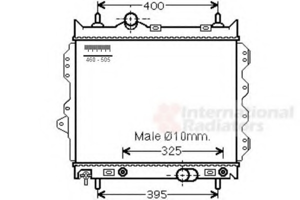 Radiator racire motor