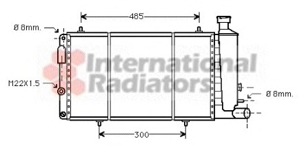 Radiator racire motor