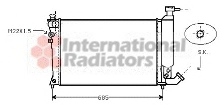 Radiator racire motor