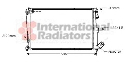 Radiator racire motor