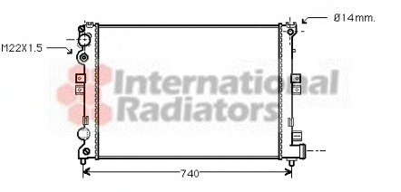 Radiator racire motor