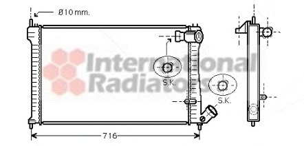 Radiator racire motor