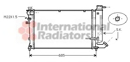 Radiator racire motor