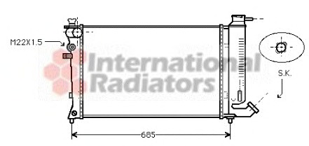 Radiator racire motor