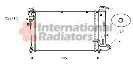 Radiator racire motor