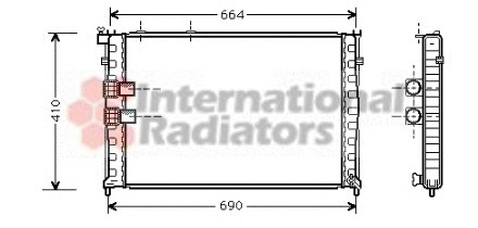 Radiator racire motor