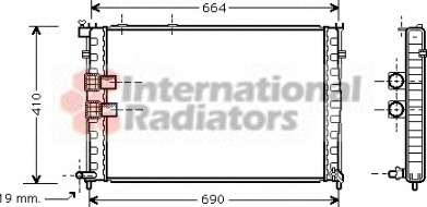 Radiator racire motor