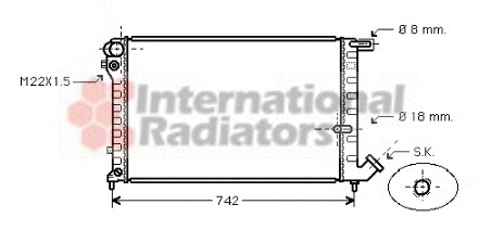 Radiator racire motor