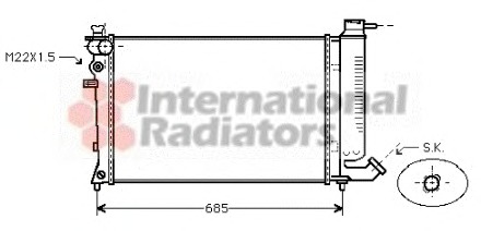 Radiator racire motor