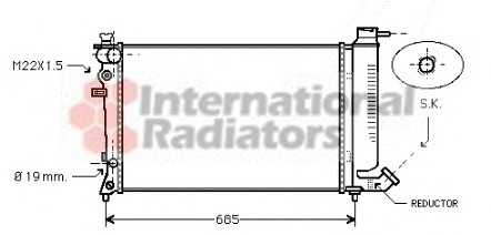 Radiator racire motor