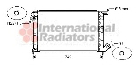 Radiator racire motor