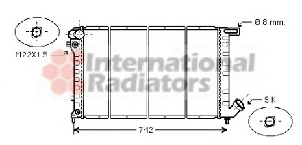 Radiator racire motor