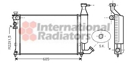 Radiator racire motor