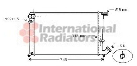 Radiator racire motor