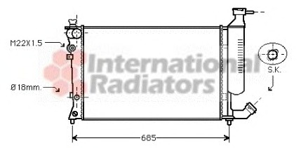 Radiator racire motor