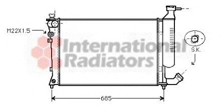 Radiator racire motor