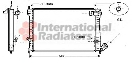 Radiator racire motor