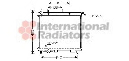 Radiator racire motor