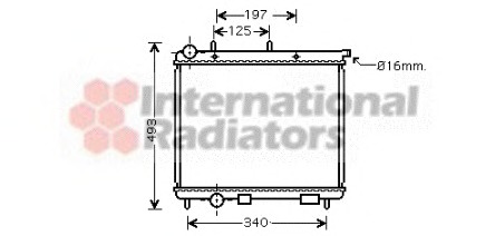 Radiator racire motor