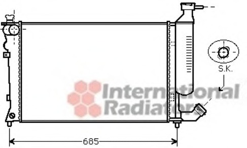 Radiator racire motor