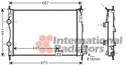 Radiator racire motor