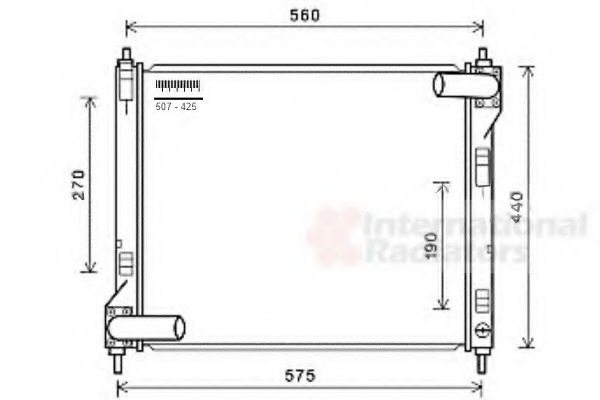 Radiator racire motor