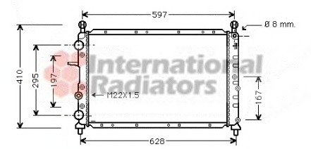 Radiator racire motor