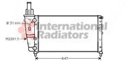 Radiator racire motor