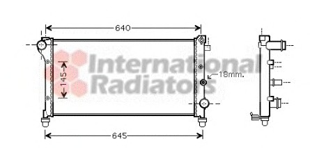 Radiator racire motor