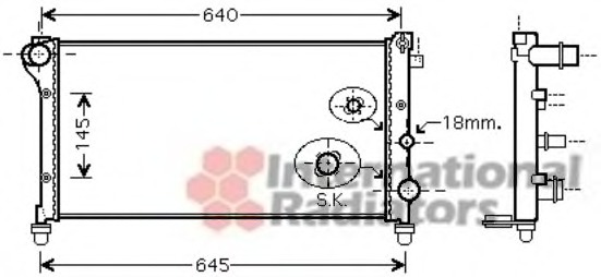 Radiator racire motor